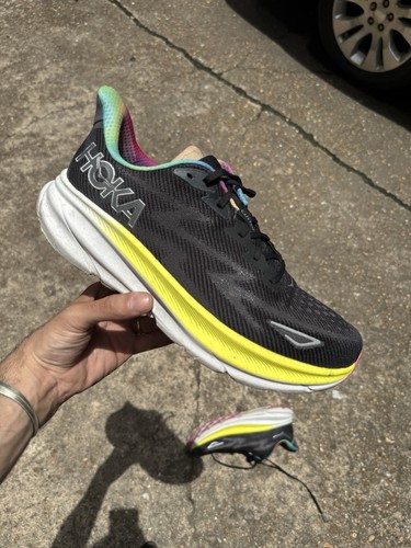 Hoka clifton mens 5 black - 9,
